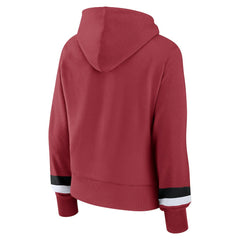 Arizona Cardinals Women's Over Under Pullover Hoodie - Cardinal online