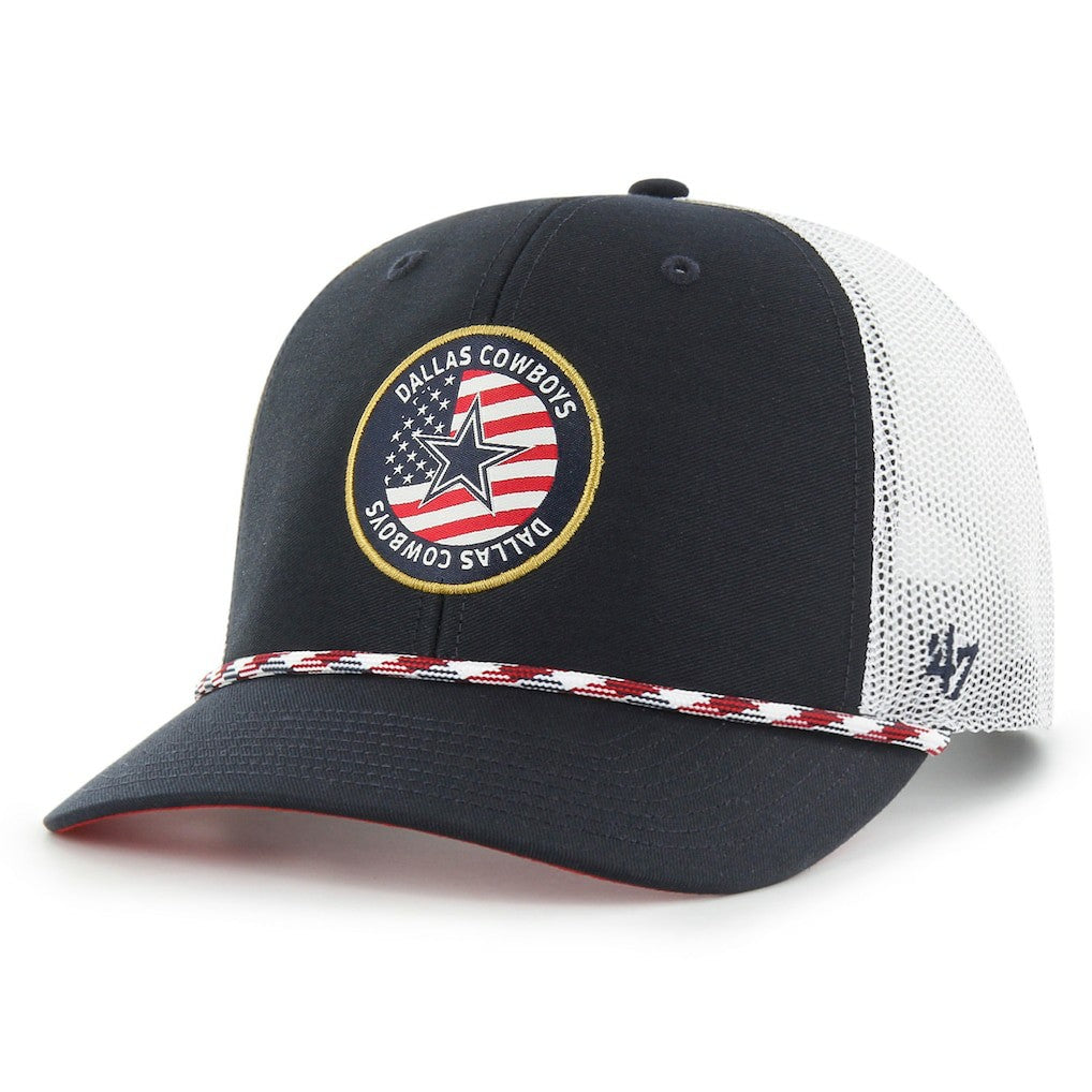 Dallas Cowboys '47 Union Patch Trucker Adjustable Hat - Navy/White outlet
