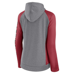 Arizona Cardinals Women's Blind Side Lightweight Full-Zip Hoodie - Heather Gray/College Cardinal cheap