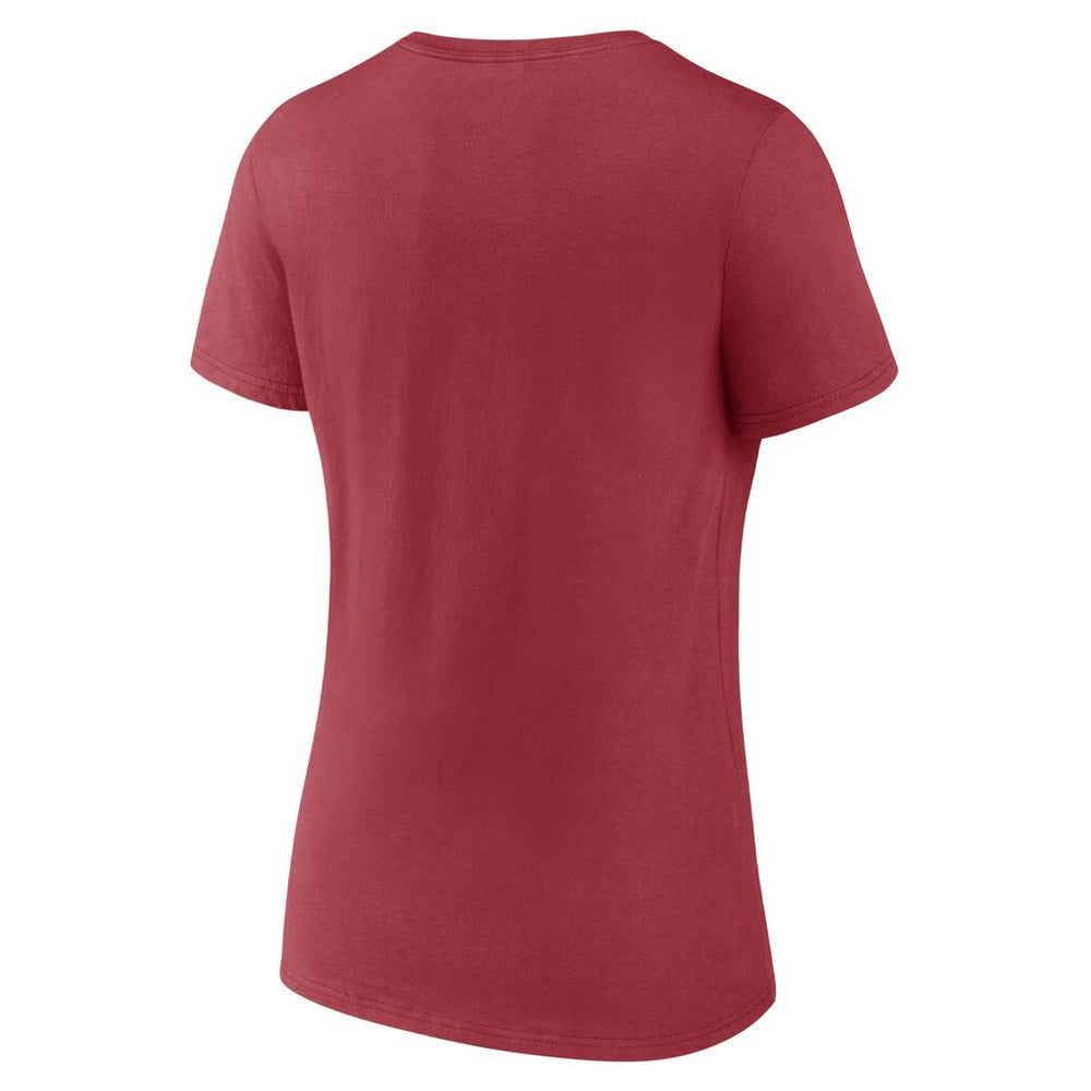 Arizona Cardinals Women's Back Home Again V-Neck T-Shirt - Cardinal sale