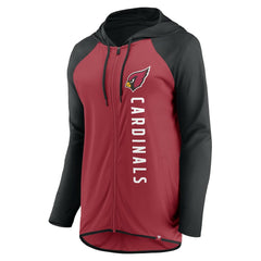 Arizona Cardinals Women's Forever Fan Full-Zip Hoodie - Cardinal/Black discount