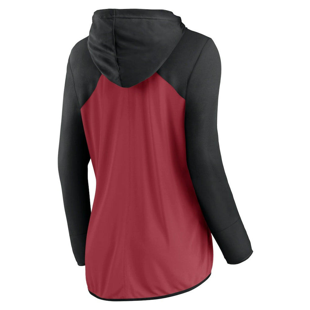 Arizona Cardinals Women's Forever Fan Full-Zip Hoodie - Cardinal/Black discount