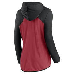 Arizona Cardinals Women's Forever Fan Full-Zip Hoodie - Cardinal/Black discount