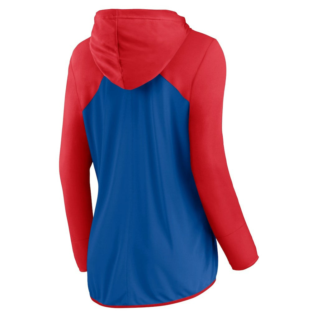 New York Giants Women's Forever Fan Full-Zip Hoodie - Royal/Red cheap