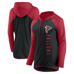 Atlanta Falcons Women's Forever Fan Full-Zip Hoodie - Black/Red sale