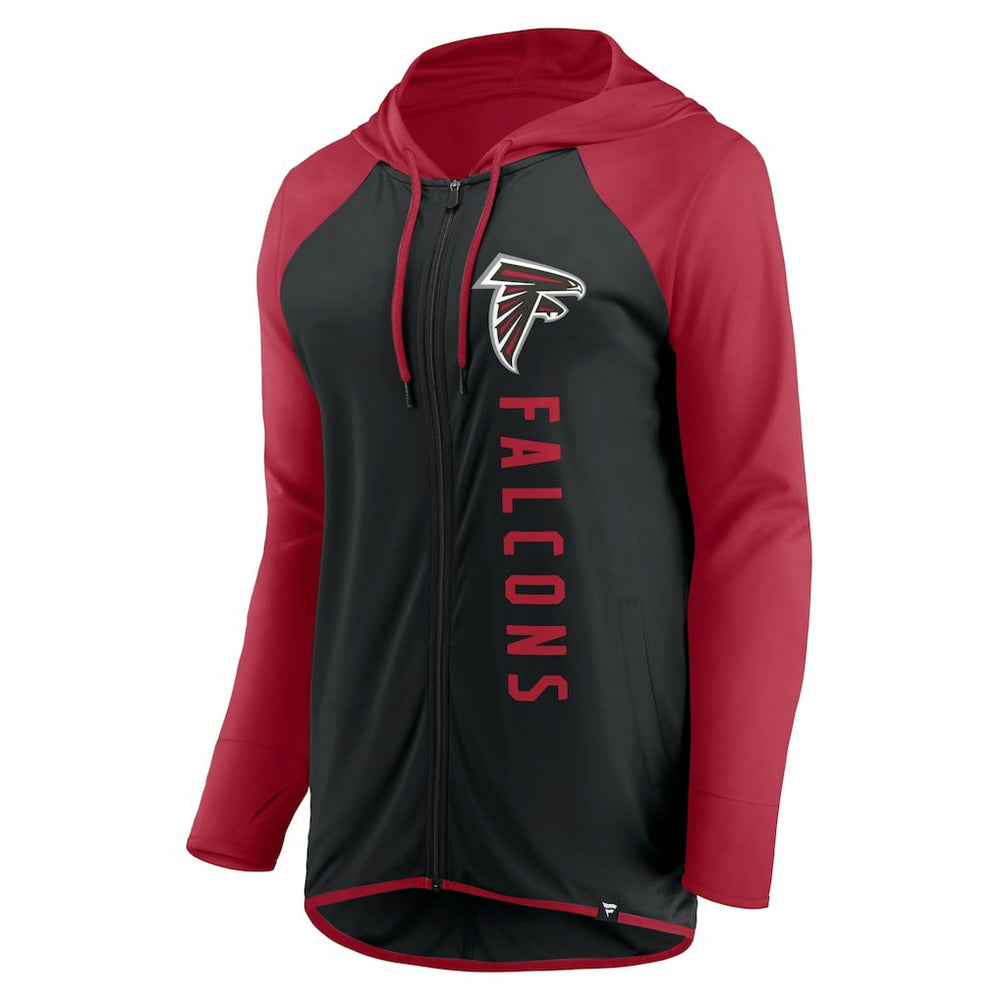 Atlanta Falcons Women's Forever Fan Full-Zip Hoodie - Black/Red sale