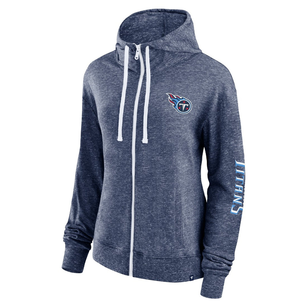 Tennessee Titans Women's Opening Coin Flip Lightweight Full-Zip Hoodie - Heather Navy discount