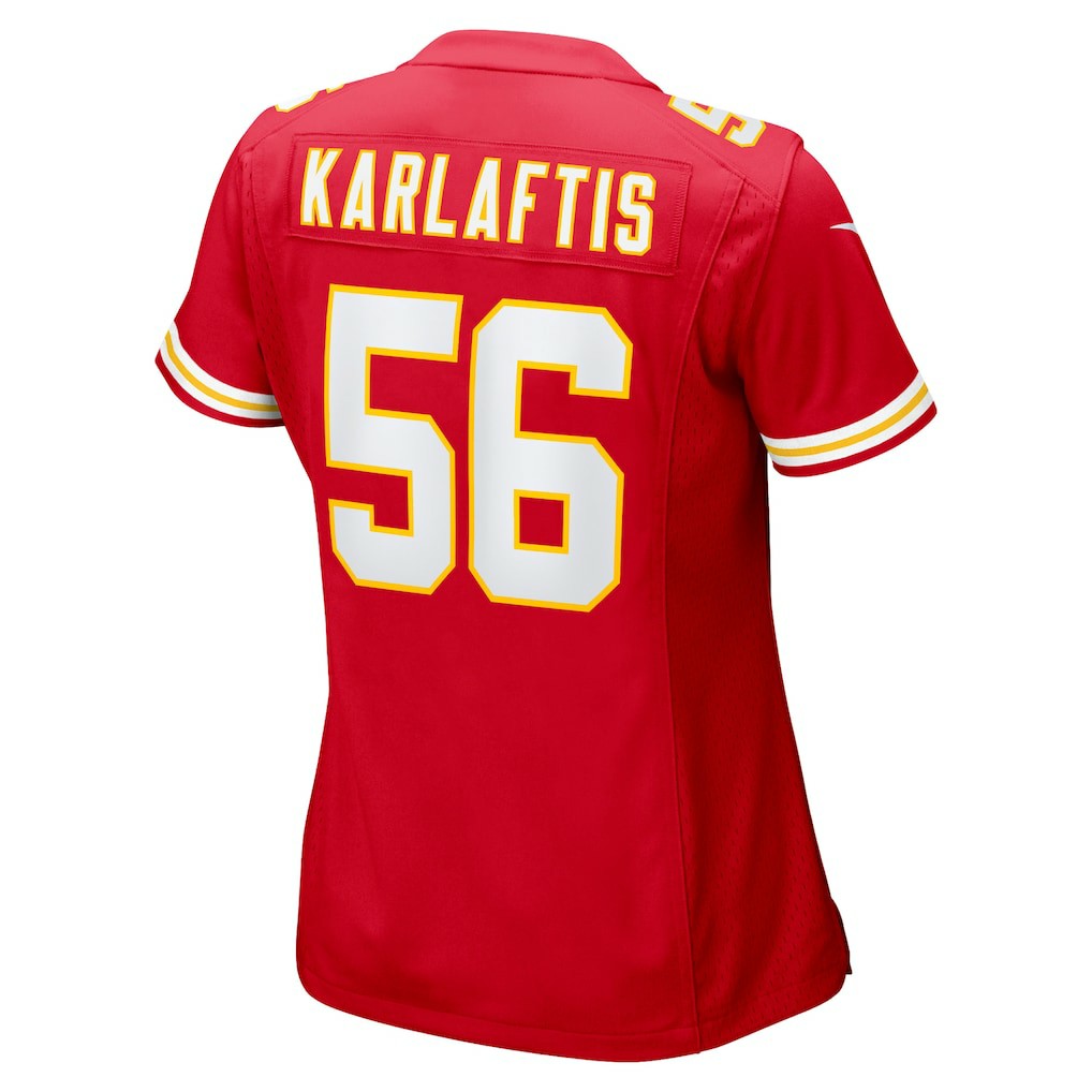 George Karlaftis Kansas City Chiefs Women's Game Player Jersey - Red for sale