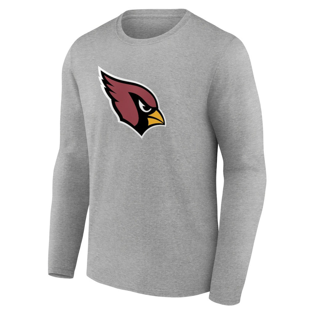 Arizona Cardinals Primary Team Logo Long Sleeve T-Shirt - Heather Gray sale