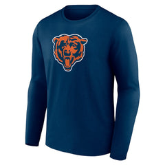 Chicago Bears Primary Team Logo Long Sleeve T-Shirt - Navy for sale