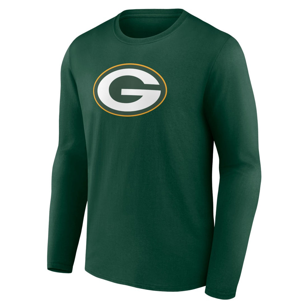 Green Bay Packers Primary Team Logo Long Sleeve T-Shirt - Green discount