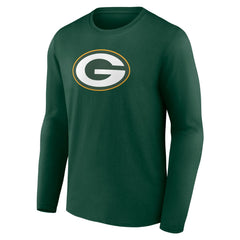 Green Bay Packers Primary Team Logo Long Sleeve T-Shirt - Green discount