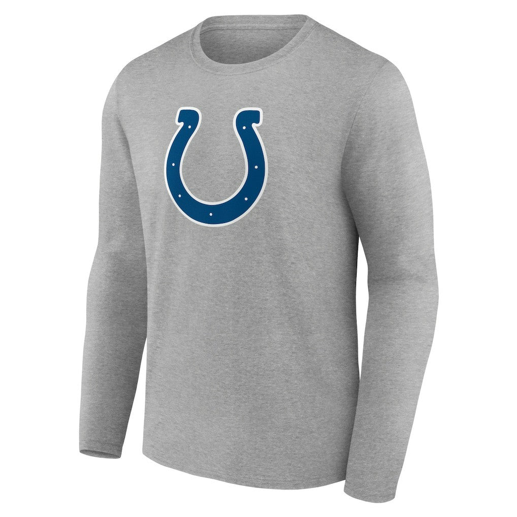 Indianapolis Colts Primary Team Logo Long Sleeve T-Shirt - Heather Gray sale