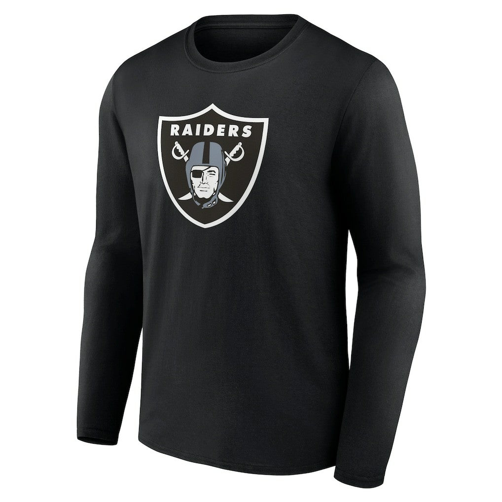 Las Vegas Raiders Primary Team Logo Long Sleeve T-Shirt - Black outlet