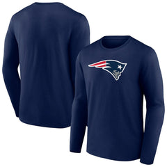 New England Patriots Primary Team Logo Long Sleeve T-Shirt - Navy outlet