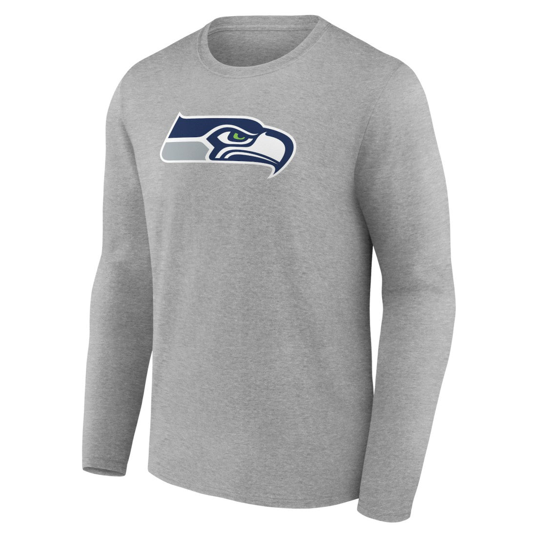 Seattle Seahawks Primary Team Logo Long Sleeve T-Shirt - Heather Gray cheap