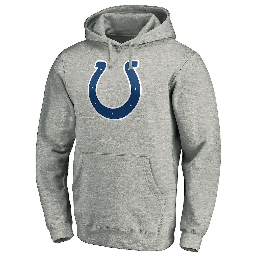 Indianapolis Colts Primary Team Logo Fitted Pullover Hoodie - Heather Gray online