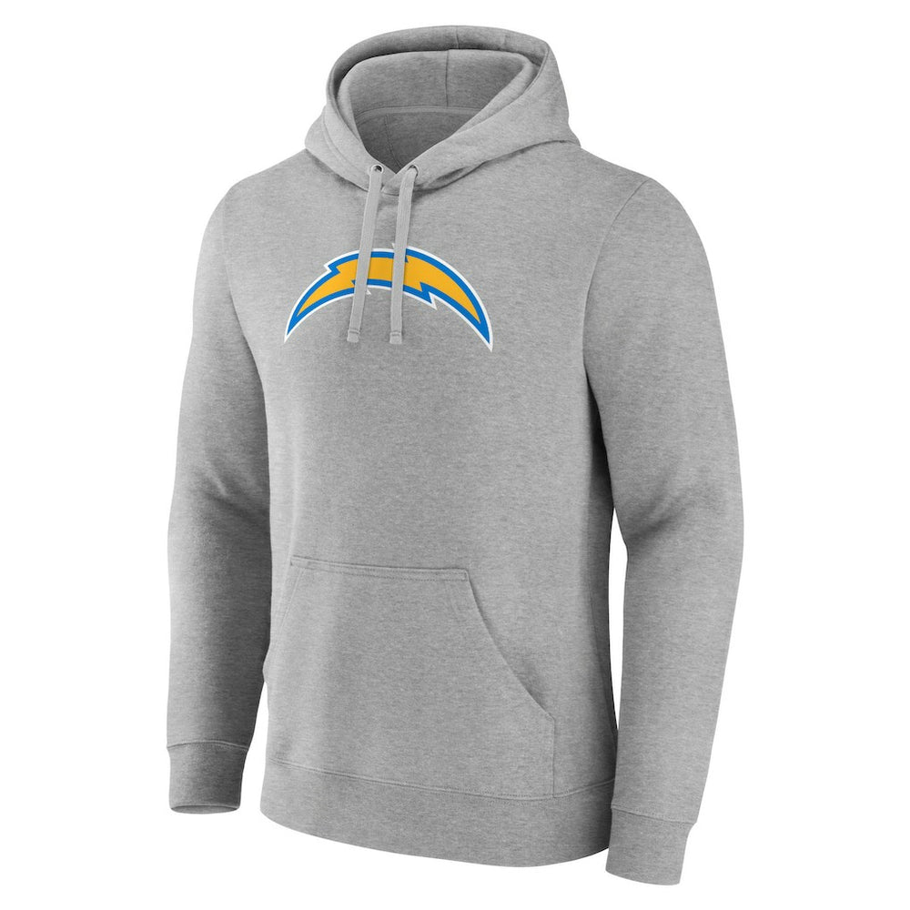 Los Angeles Chargers Primary Team Logo Fitted Pullover Hoodie - Heather Gray online
