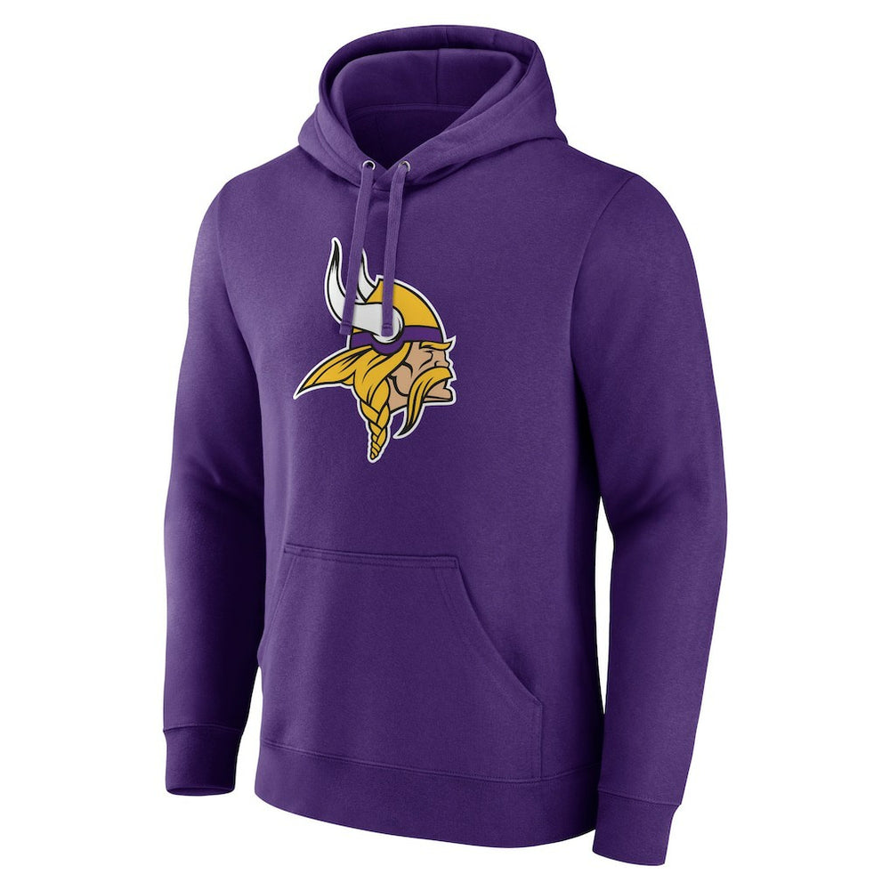 Minnesota Vikings Primary Team Logo Fitted Pullover Hoodie - Purple online