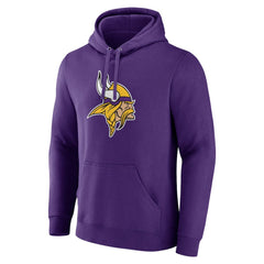 Minnesota Vikings Primary Team Logo Fitted Pullover Hoodie - Purple online