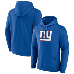 New York Giants Primary Team Logo Fitted Pullover Hoodie - Royal cheap