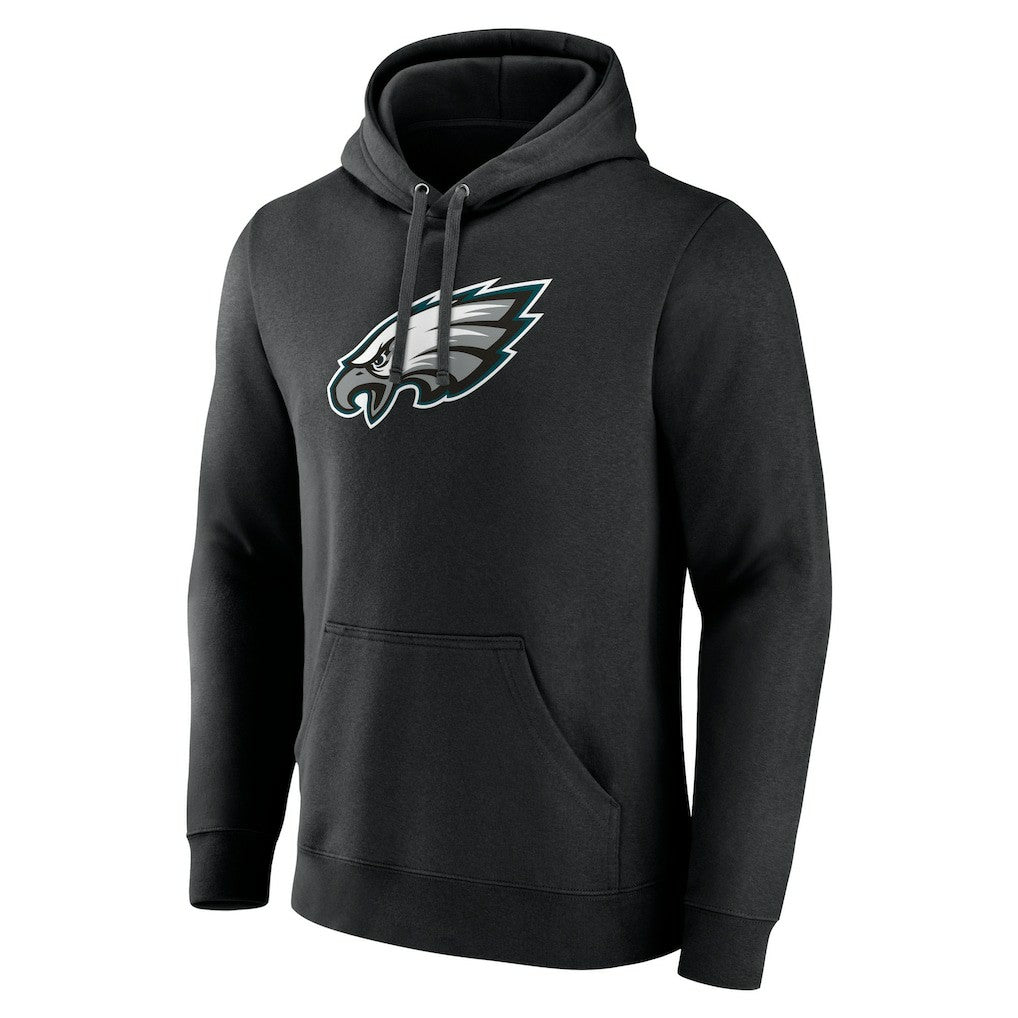 Philadelphia Eagles Primary Team Logo Fitted Pullover Hoodie - Black discount