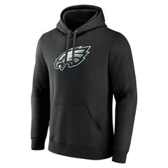 Philadelphia Eagles Primary Team Logo Fitted Pullover Hoodie - Black discount