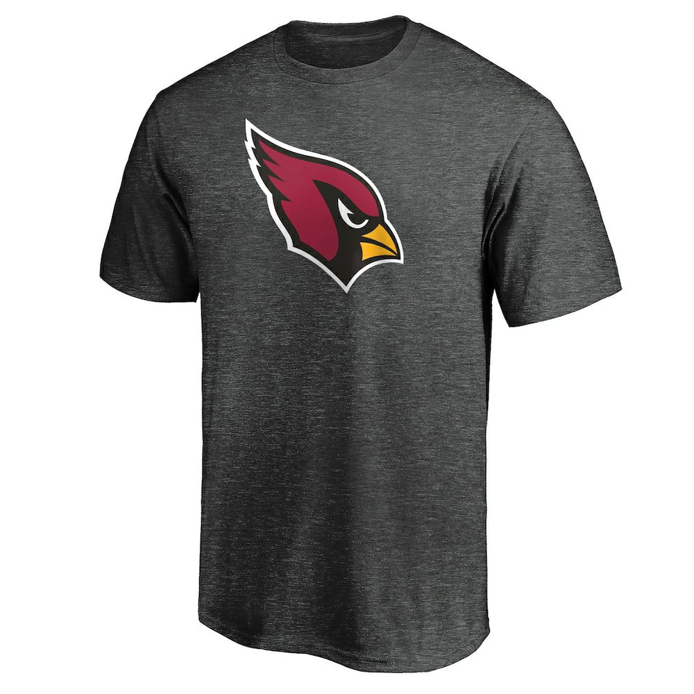 Arizona Cardinals Primary Logo T-Shirt - Heather Charcoal on sale