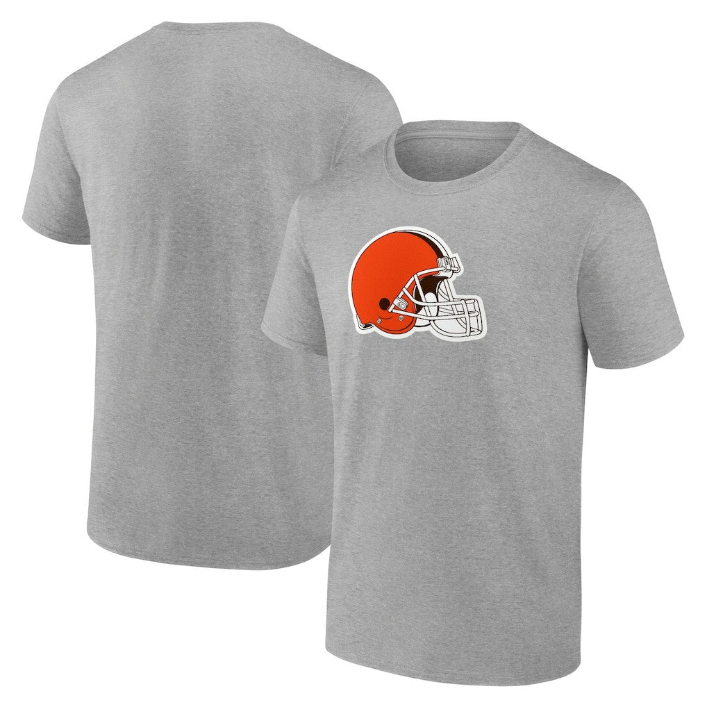 Cleveland Browns Primary Logo T-Shirt - Heather Gray for sale