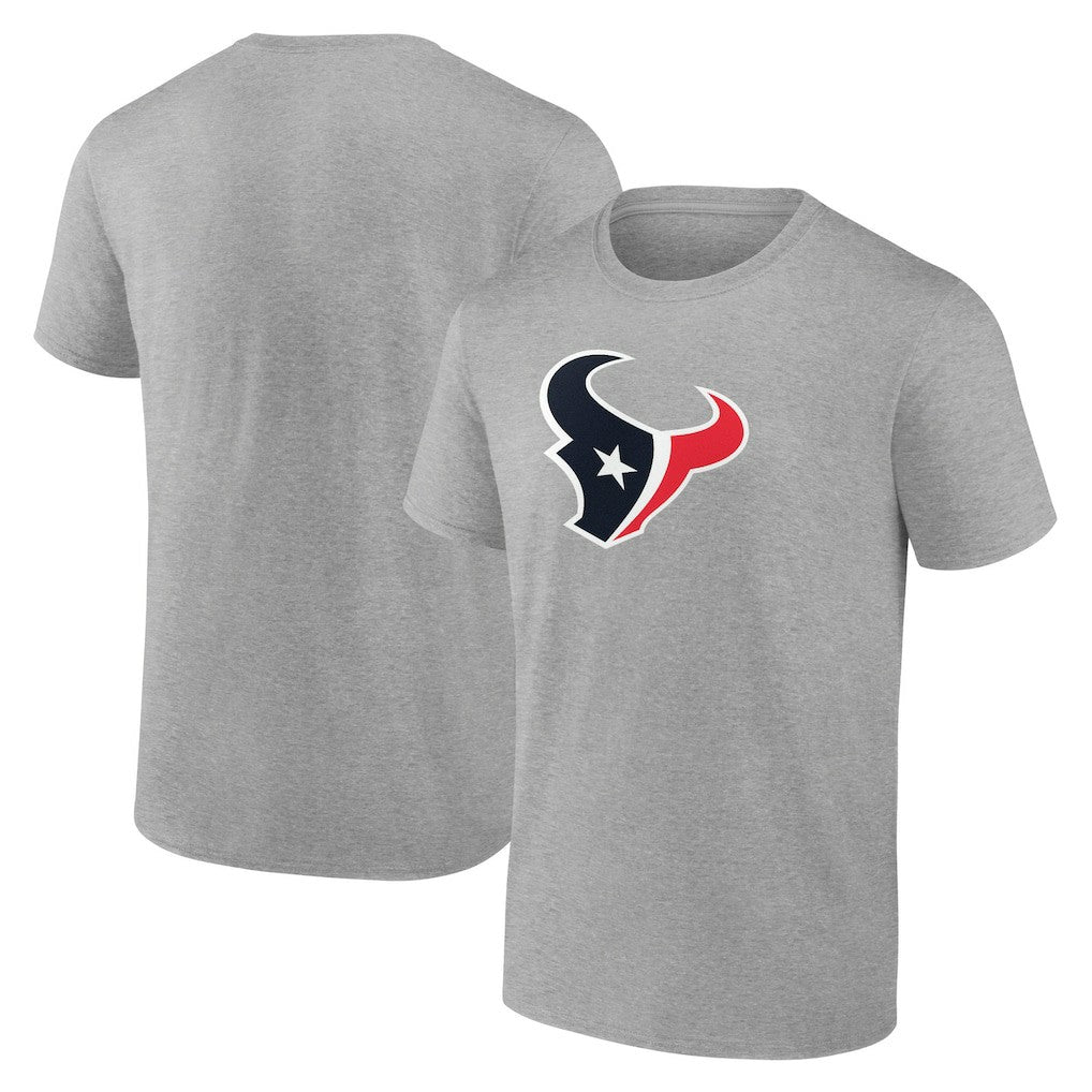Houston Texans Primary Logo T-Shirt - Heather Gray outlet
