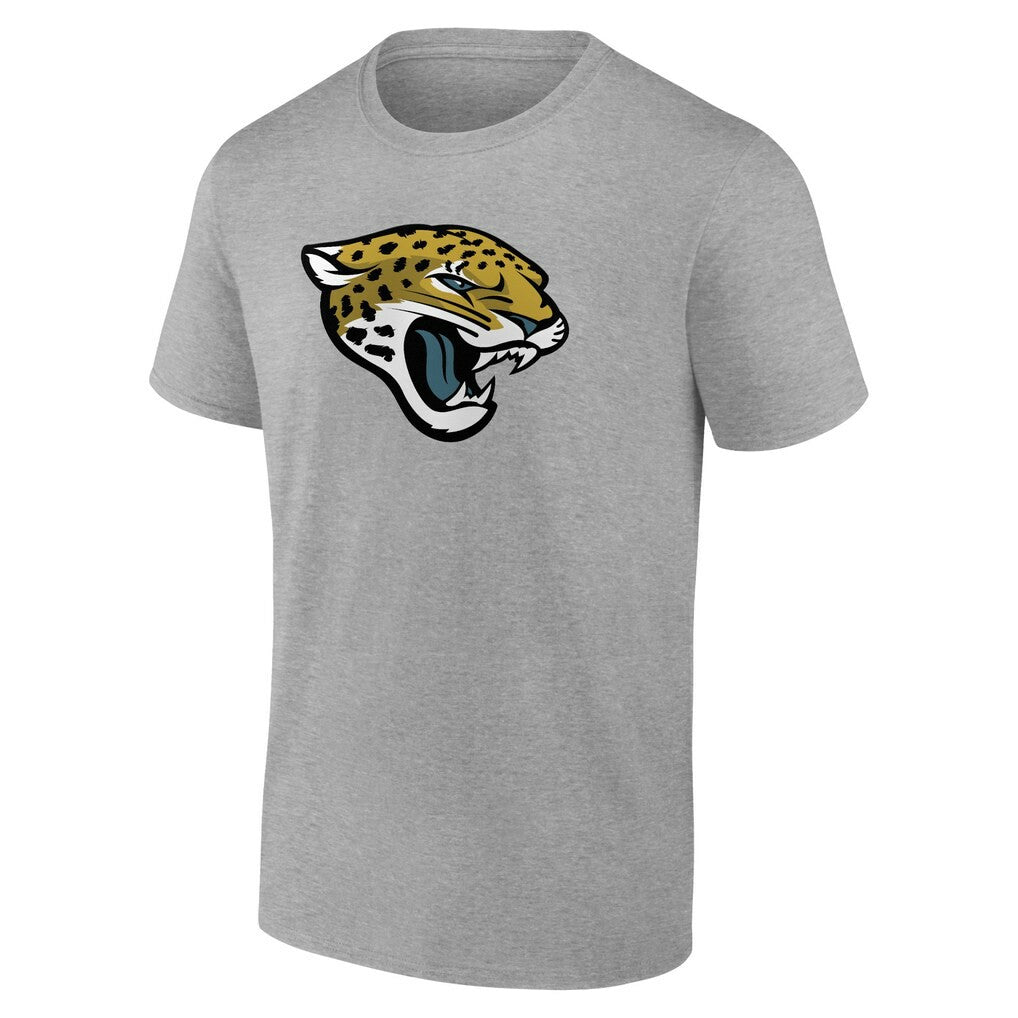 Jacksonville Jaguars Primary Logo T-Shirt - Heather Gray cheap
