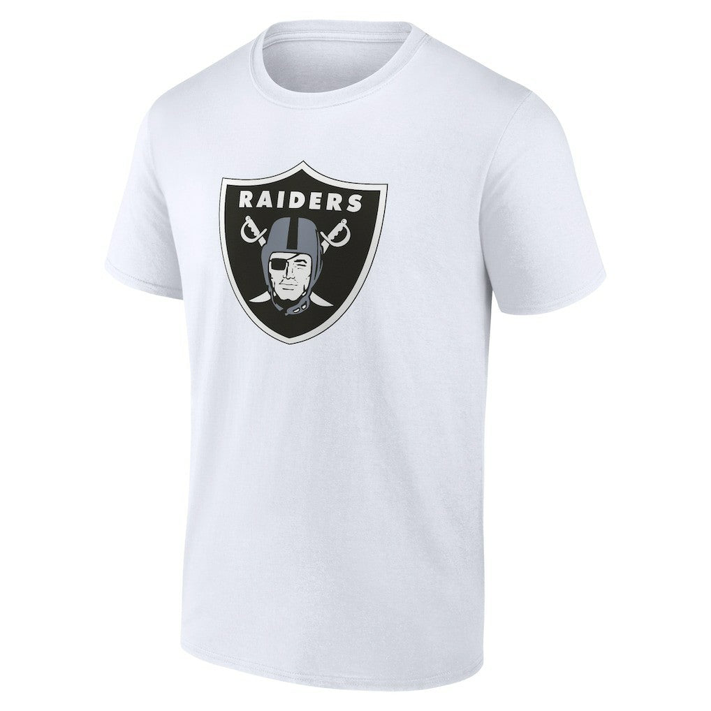 Las Vegas Raiders Primary Logo T-Shirt - White discount