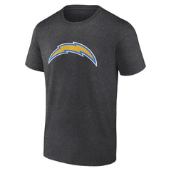 Los Angeles Chargers Primary Logo T-Shirt - Heather Charcoal cheap