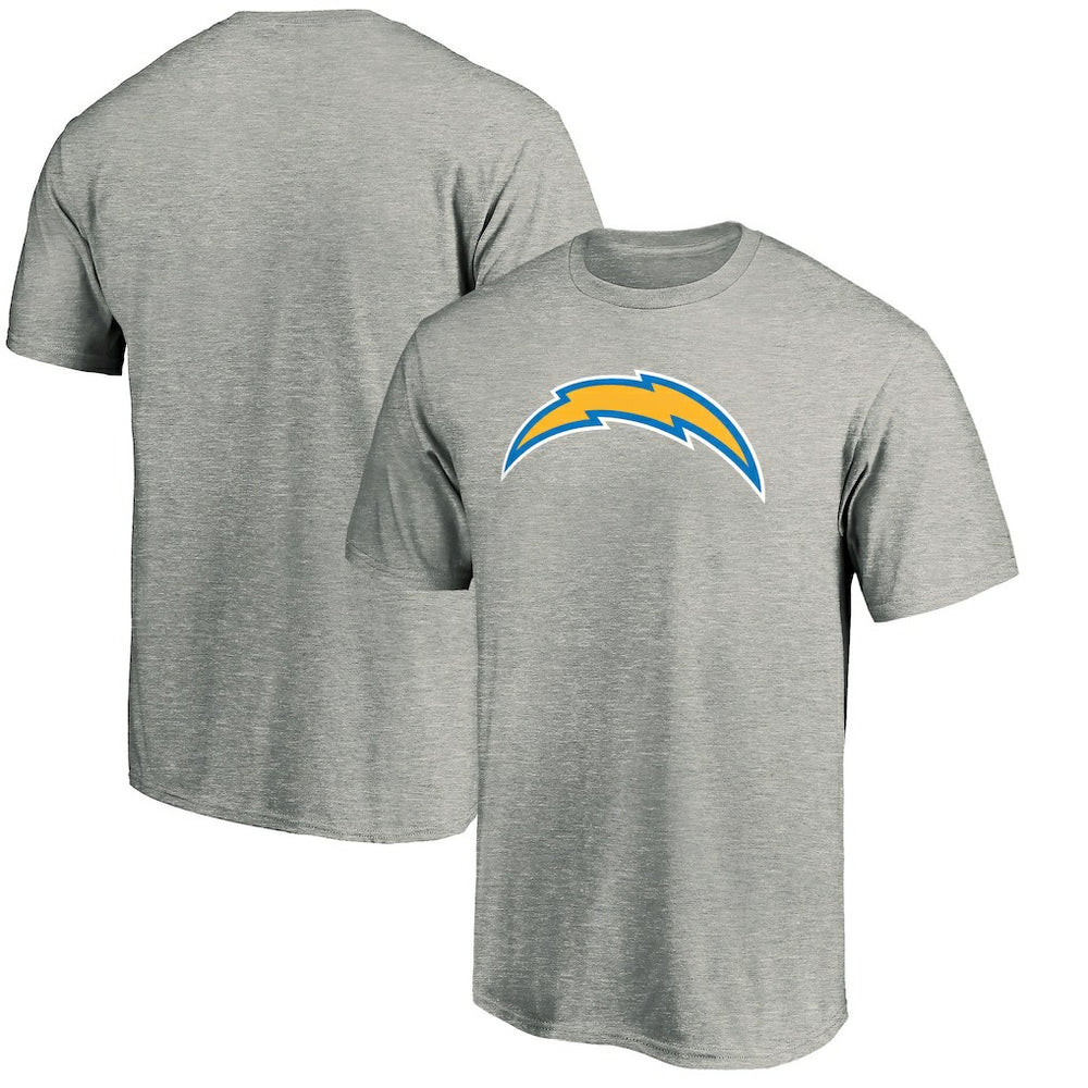 Los Angeles Chargers Primary Logo T-Shirt - Heather Gray cheap