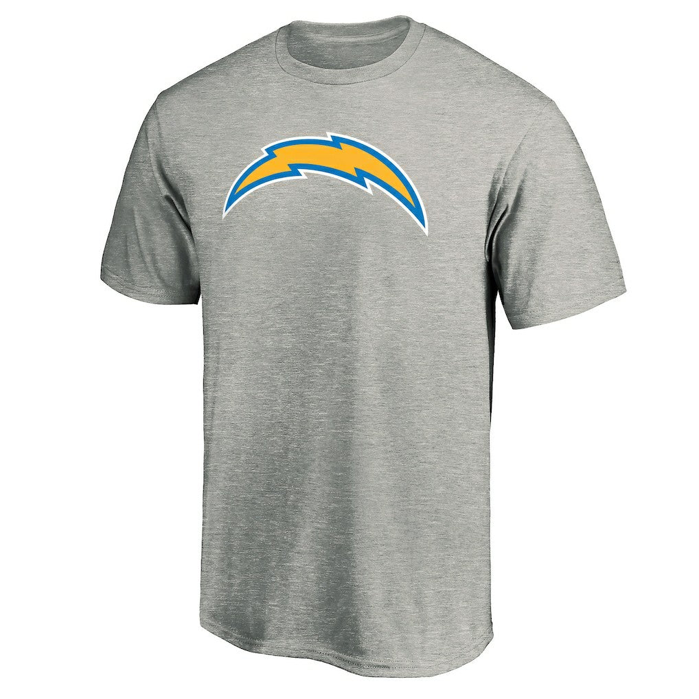 Los Angeles Chargers Primary Logo T-Shirt - Heather Gray cheap