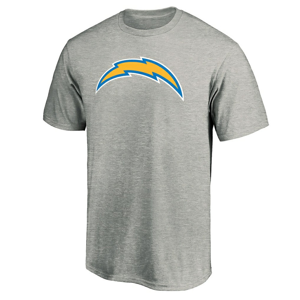 Los Angeles Chargers Primary Logo T-Shirt - Heather Gray cheap