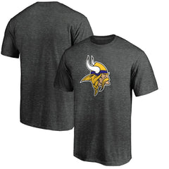 Minnesota Vikings Primary Logo T-Shirt - Heather Charcoal cheap