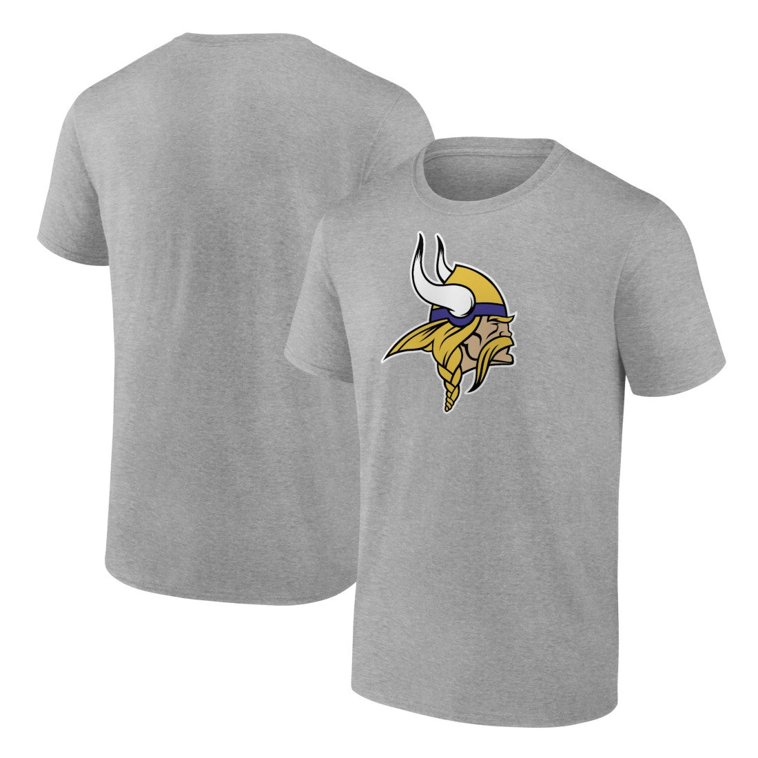 Minnesota Vikings Primary Logo T-Shirt - Heather Gray sale