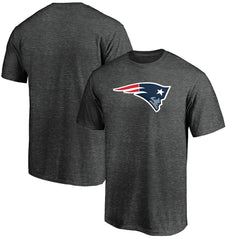 New England Patriots Primary Logo T-Shirt - Heather Charcoal sale