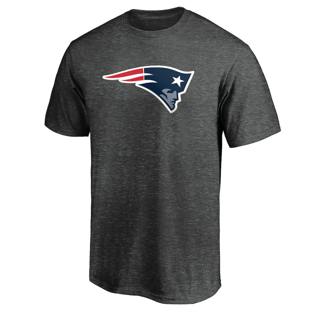 New England Patriots Primary Logo T-Shirt - Heather Charcoal sale