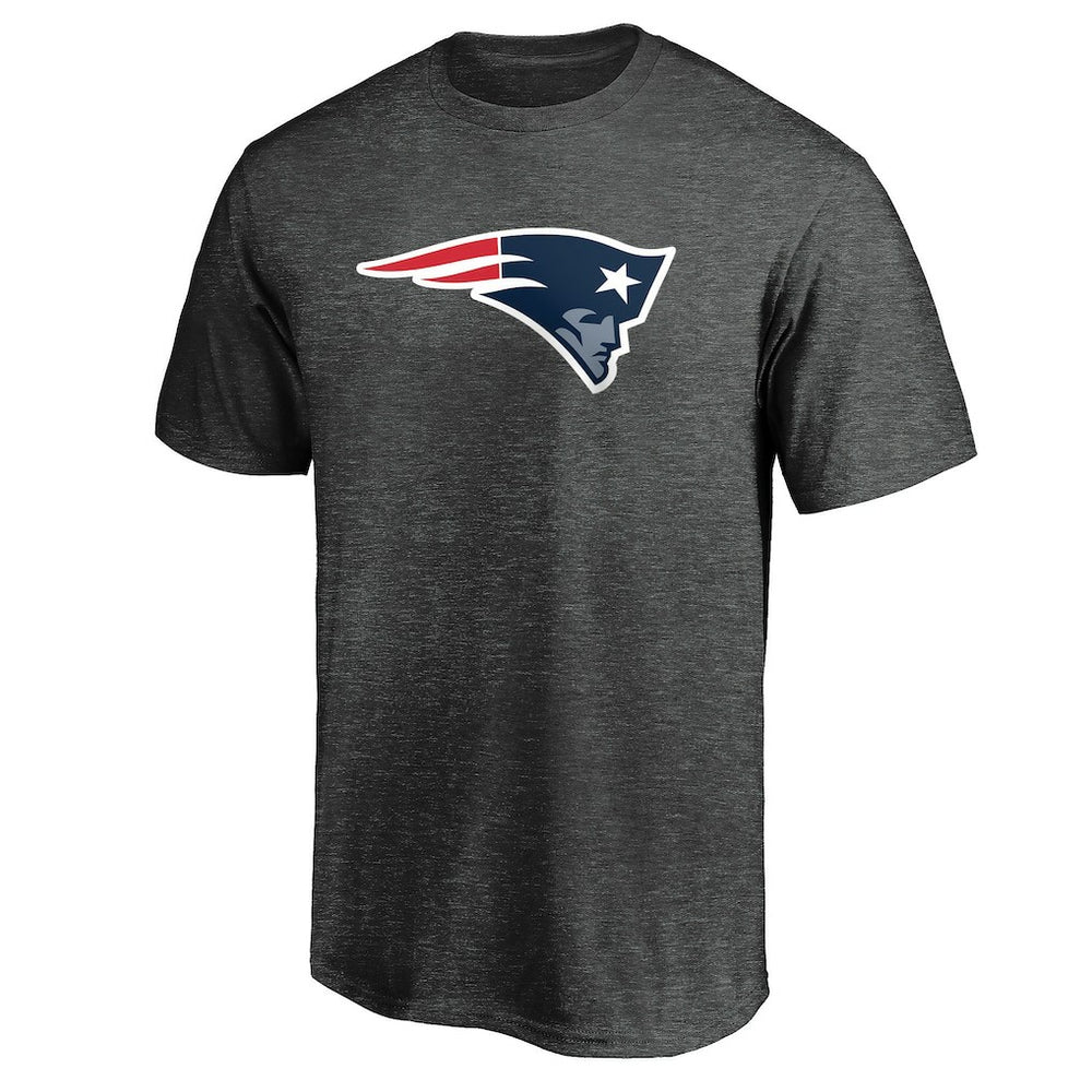 New England Patriots Primary Logo T-Shirt - Heather Charcoal sale
