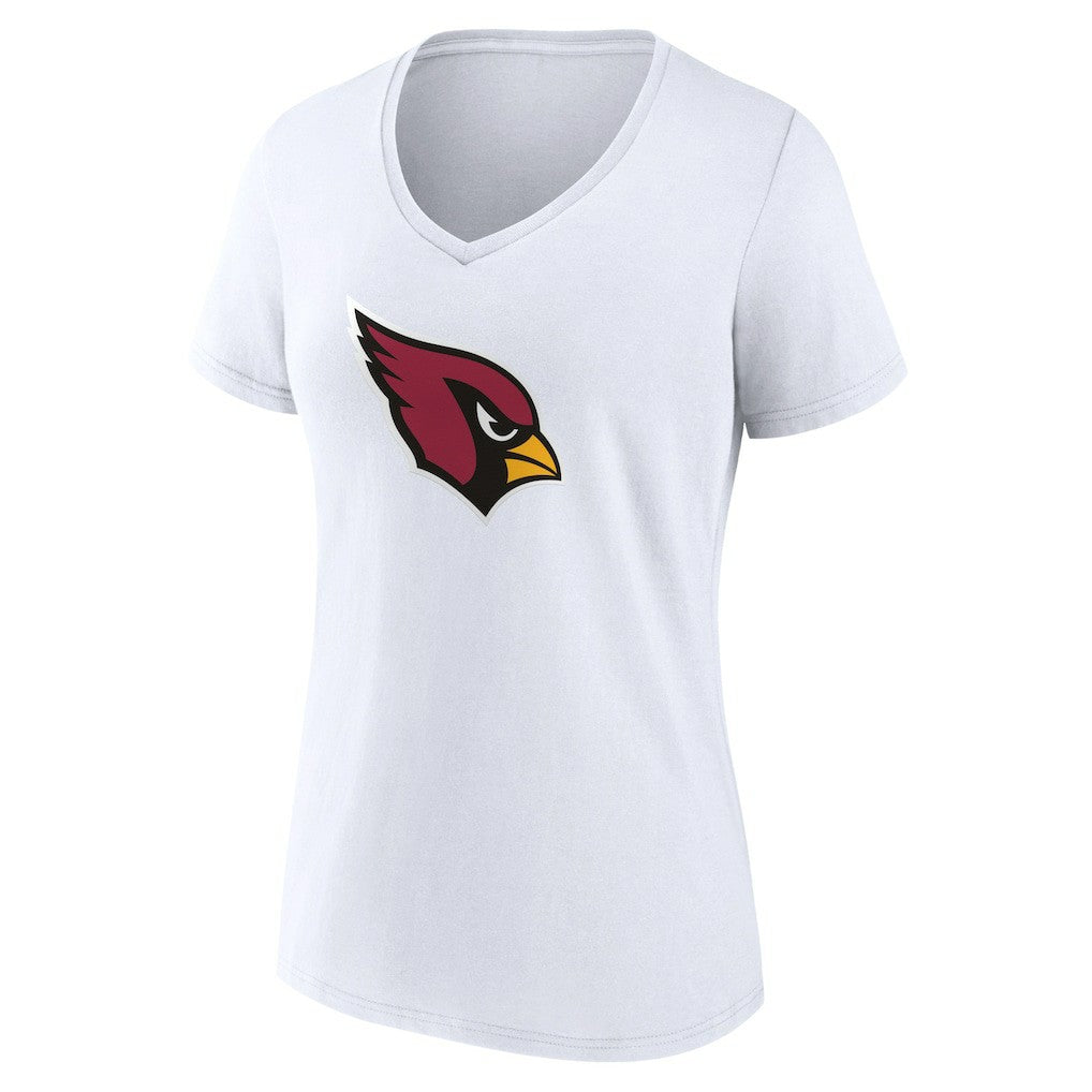 Arizona Cardinals Women's Primary Logo V-Neck T-Shirt - White online