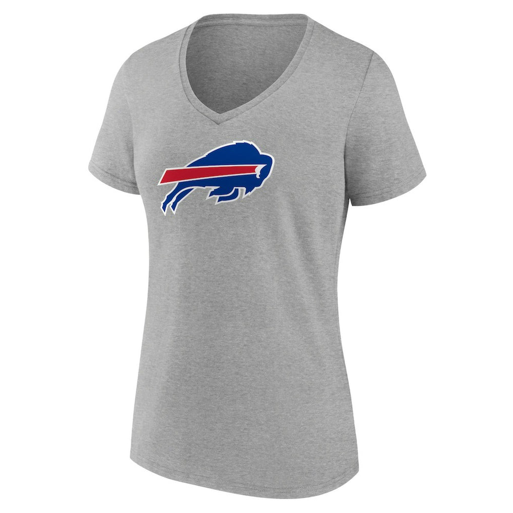 Buffalo Bills Women's Primary Team Logo V-Neck T-Shirt - Heather Gray online