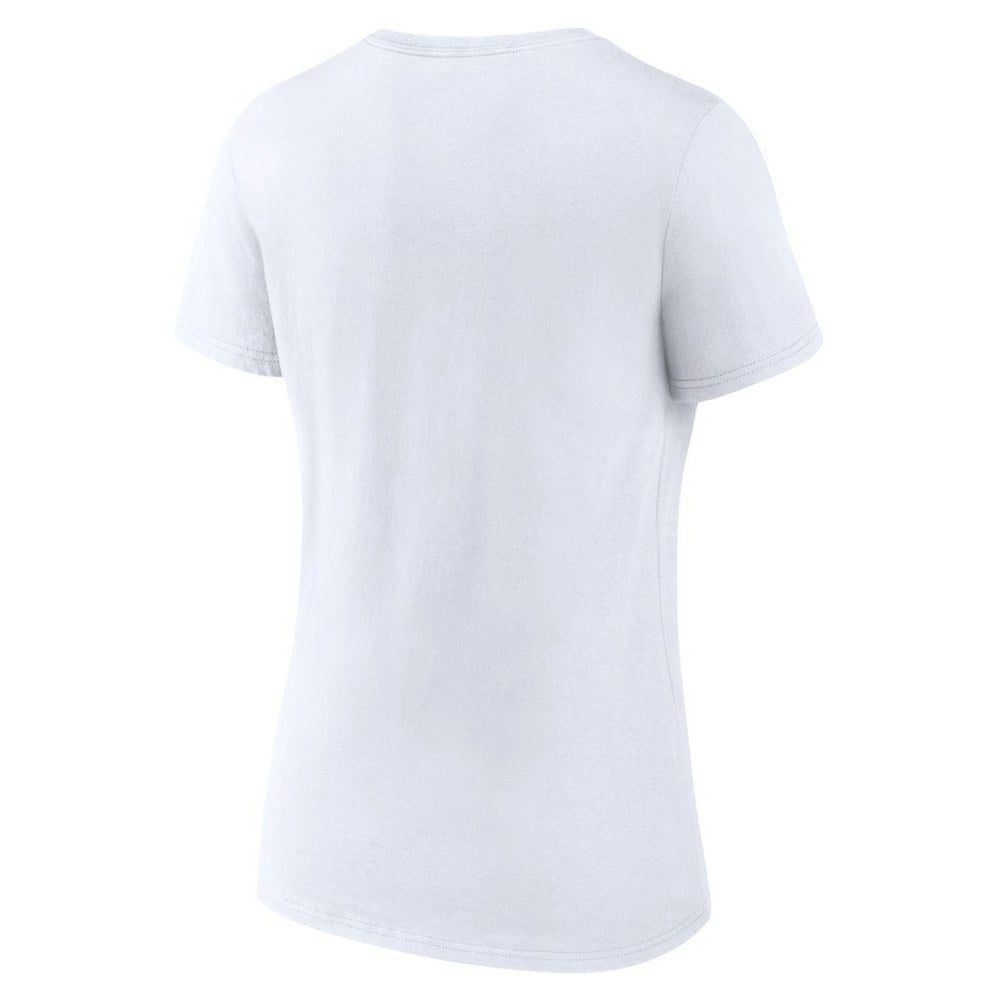Cincinnati Bengals Women's Primary Team Logo V-Neck T-Shirt - White on sale