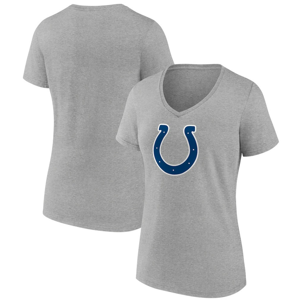Indianapolis Colts Women's Primary Team Logo V-Neck T-Shirt - Heather Gray online