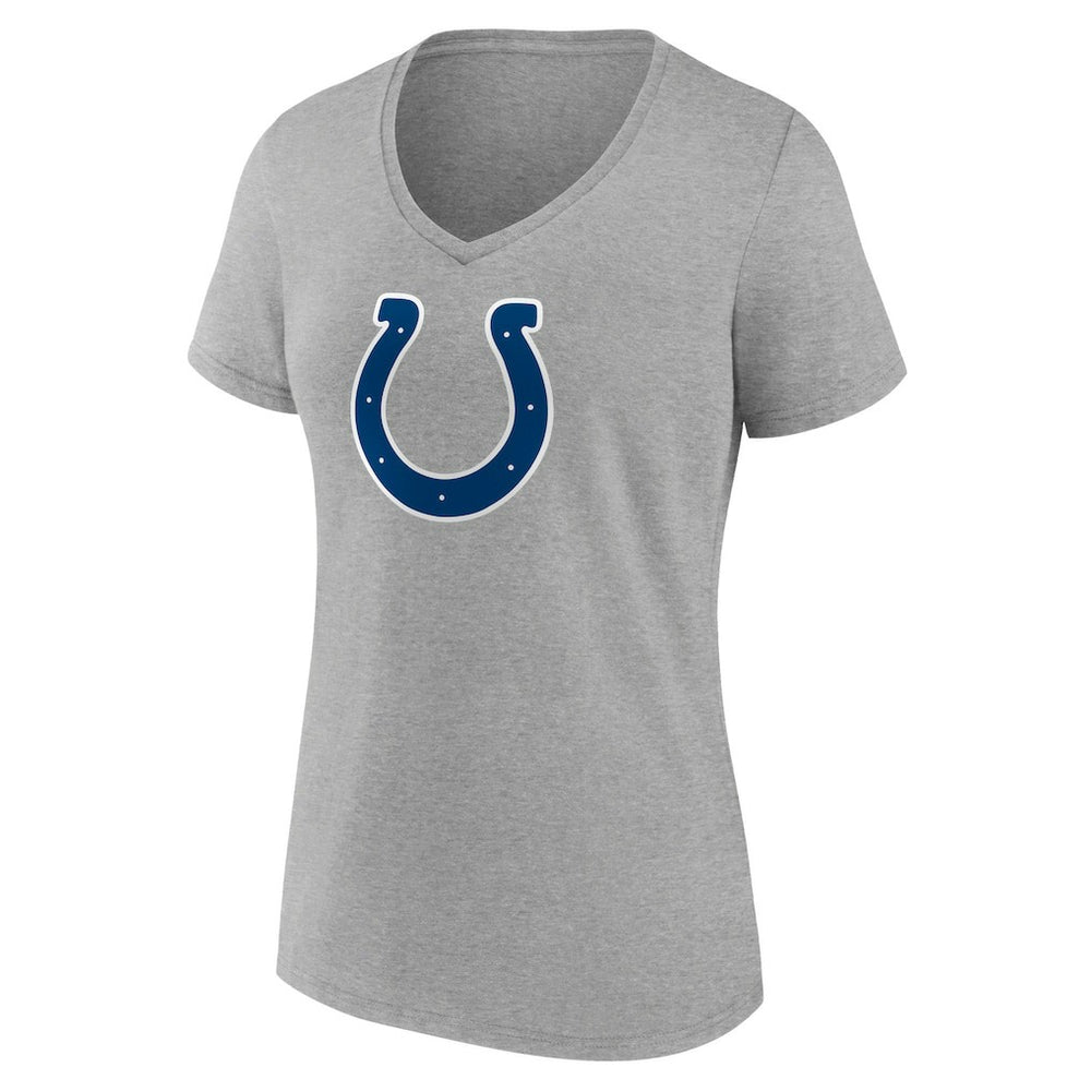 Indianapolis Colts Women's Primary Team Logo V-Neck T-Shirt - Heather Gray online