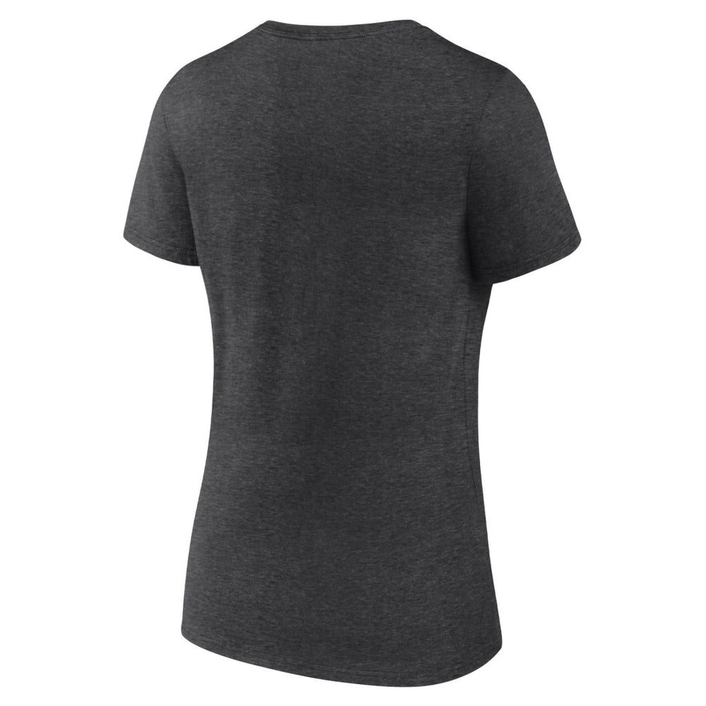 New York Giants Women's Primary Team Logo V-Neck T-Shirt - Charcoal on sale