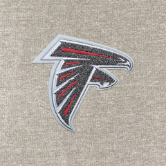 Atlanta Falcons Antigua Reward Chenille Pullover Crewneck Sweatshirt - Oatmeal cheap