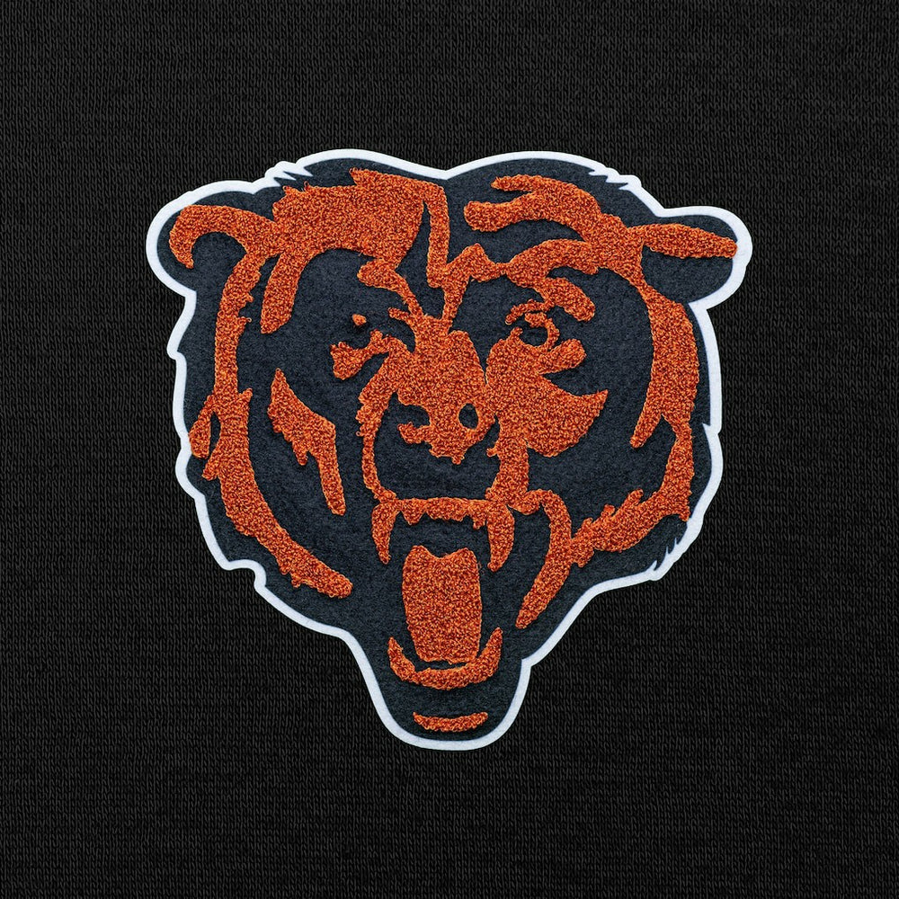 Chicago Bears Antigua Victory Chenille Pullover Hoodie - Black cheap