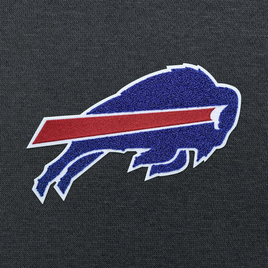 Buffalo Bills Antigua Victory Chenille Pullover Hoodie - Charcoal on sale